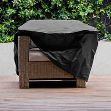 Black Divide Outdoor Modular Sofa Cover